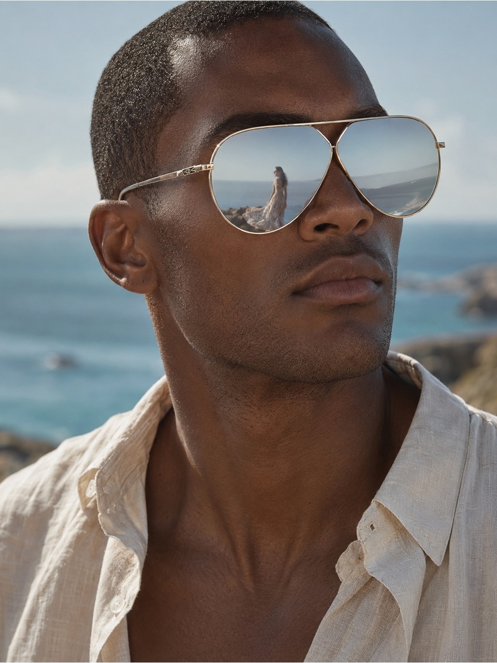 ✨ Christian Dior Stellaire 4 Oversized Aviator Sunglasses 💛 Gold Metal Frame